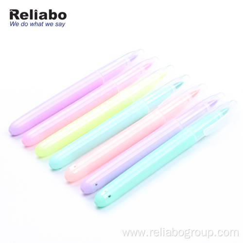 Custom Logo Colorful Student Highlighter Pen